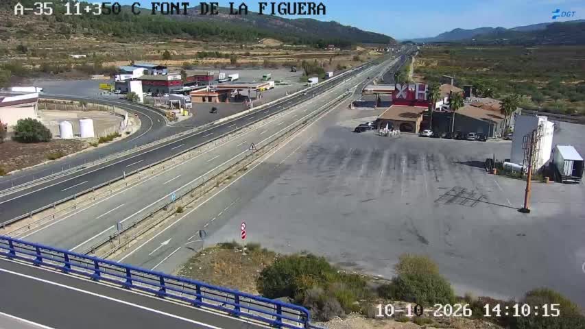 Cámara de tráfico en la A-35, km 11.4