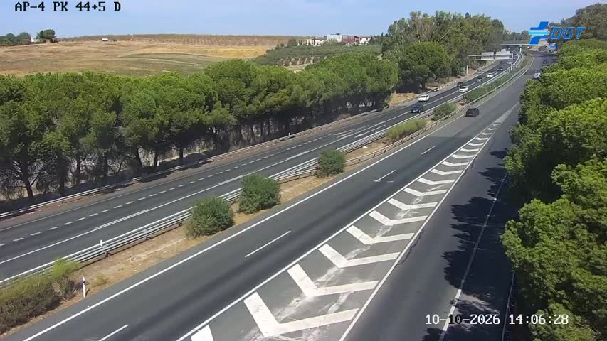 Cámara de tráfico en la AP-4, km 44.5
