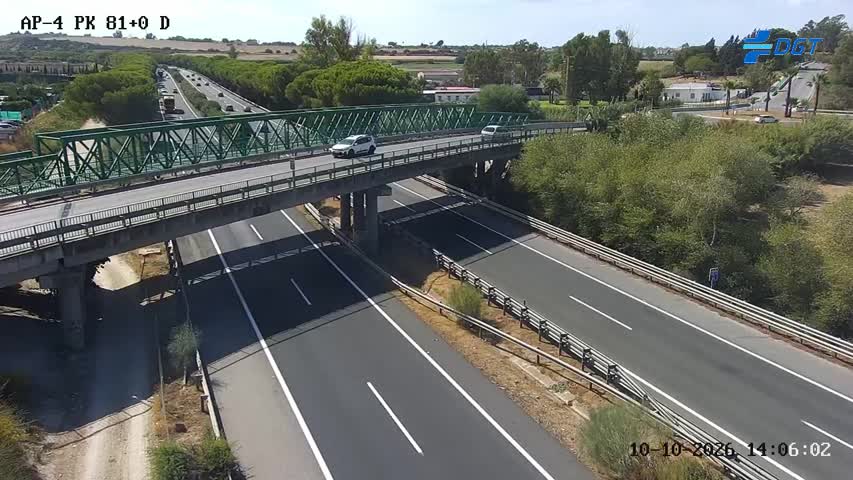 Cámara de tráfico en la AP-4, km 81.0