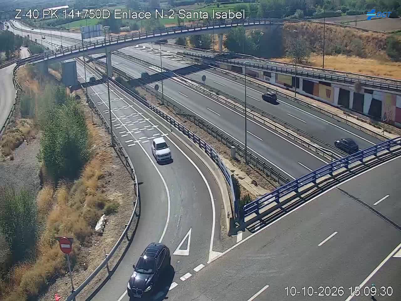 Cámara de tráfico en la Z-40, km 14.75