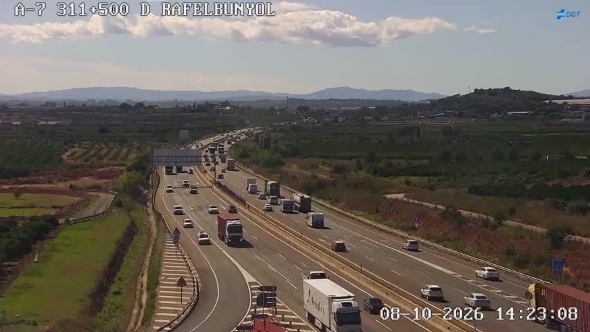 Cámara de tráfico en la A-7, km 311.5