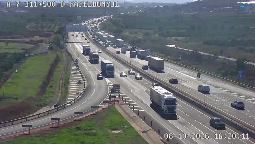 Cámara de tráfico en la A-7, km 311.5