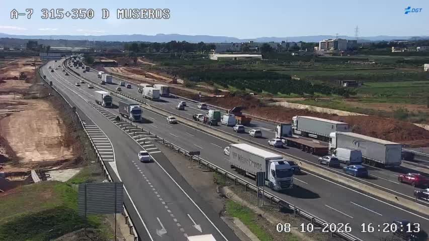 Cámara de tráfico en la A-7, km 315.35