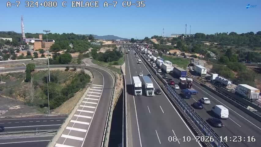 Cámara de tráfico en la A-7, km 324.08