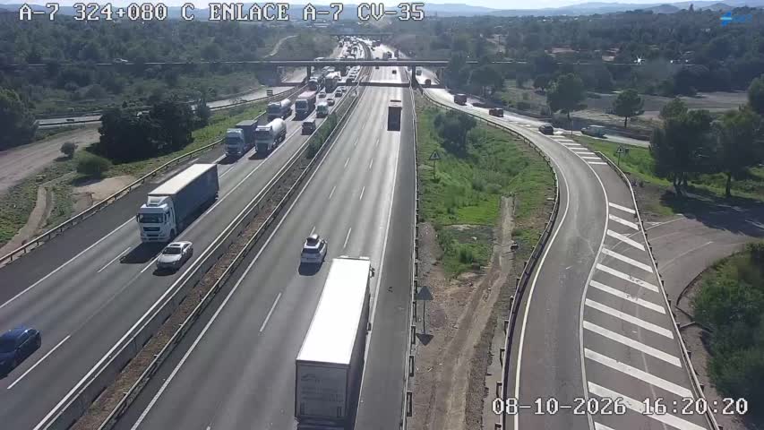 Cámara de tráfico en la A-7, km 324.08