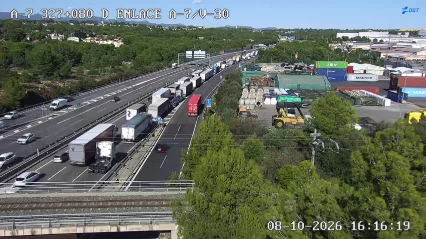 Cámara de tráfico en la A-7, km 327.0