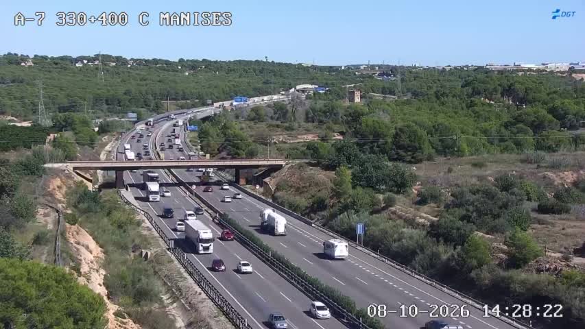 Cámara de tráfico en la A-7, km 330.4