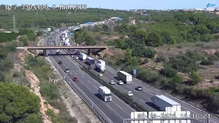 Cámara de tráfico en la A-7, km 330.4