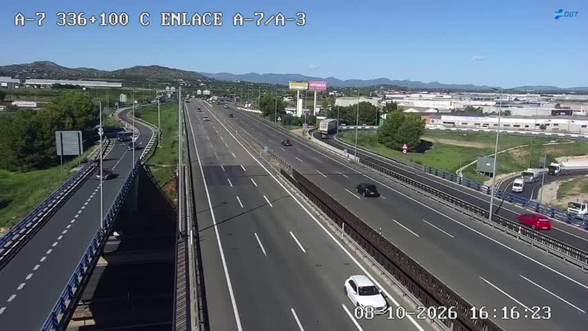 Cámara de tráfico en la A-7, km 336.1