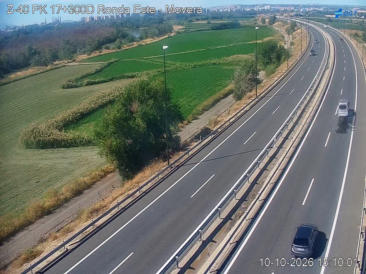 Cámara de tráfico en la Z-40, km 17.3