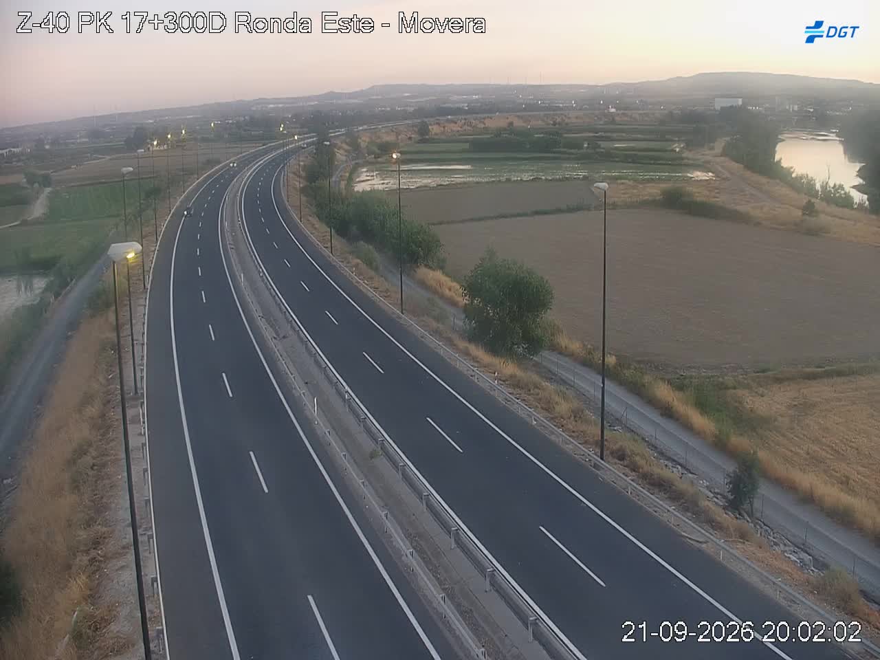 Imagen cámara Z-40 Zaragoza Kilómetro 17,3