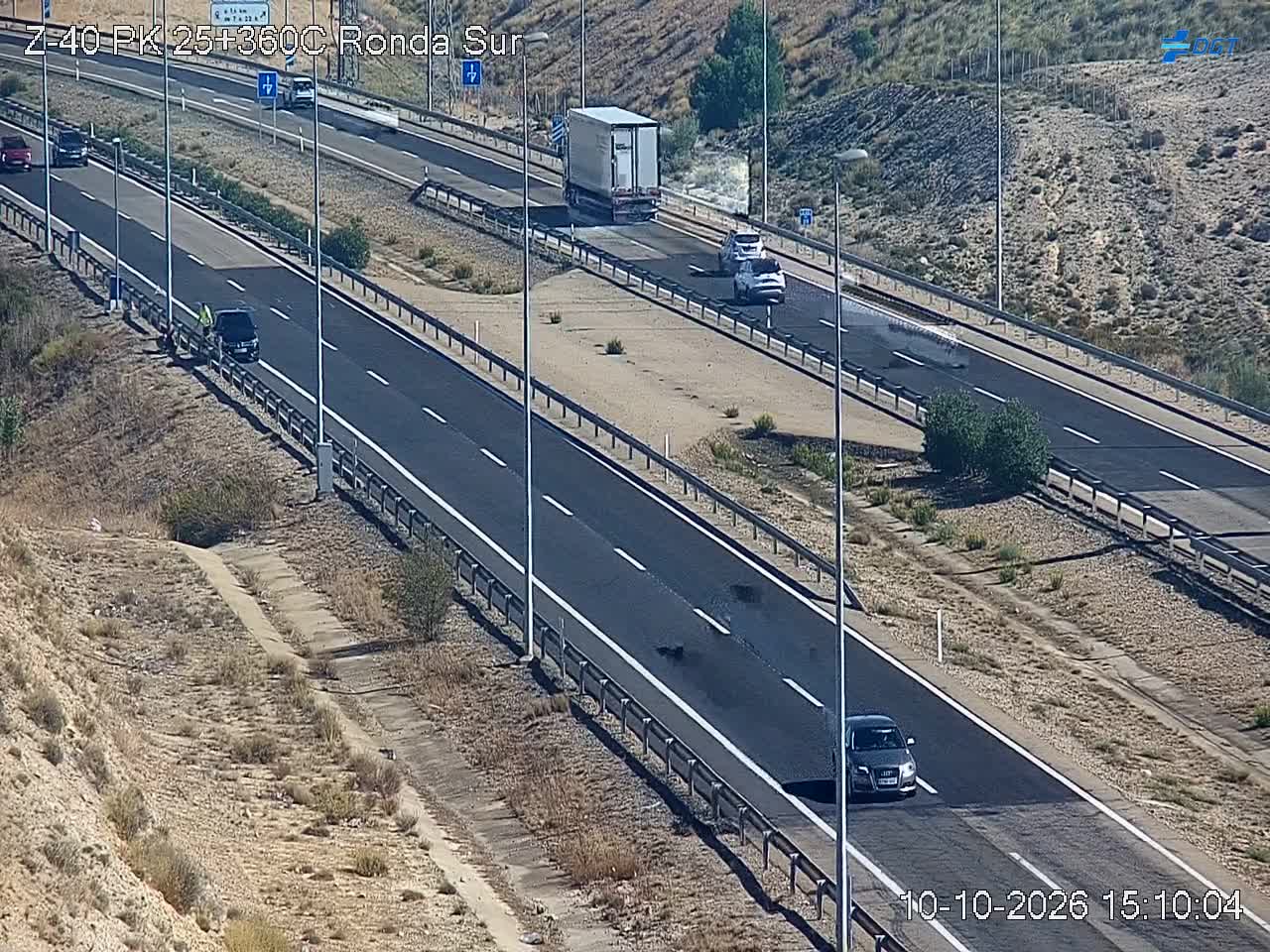 Cámara de tráfico en la Z-40, km 25.36