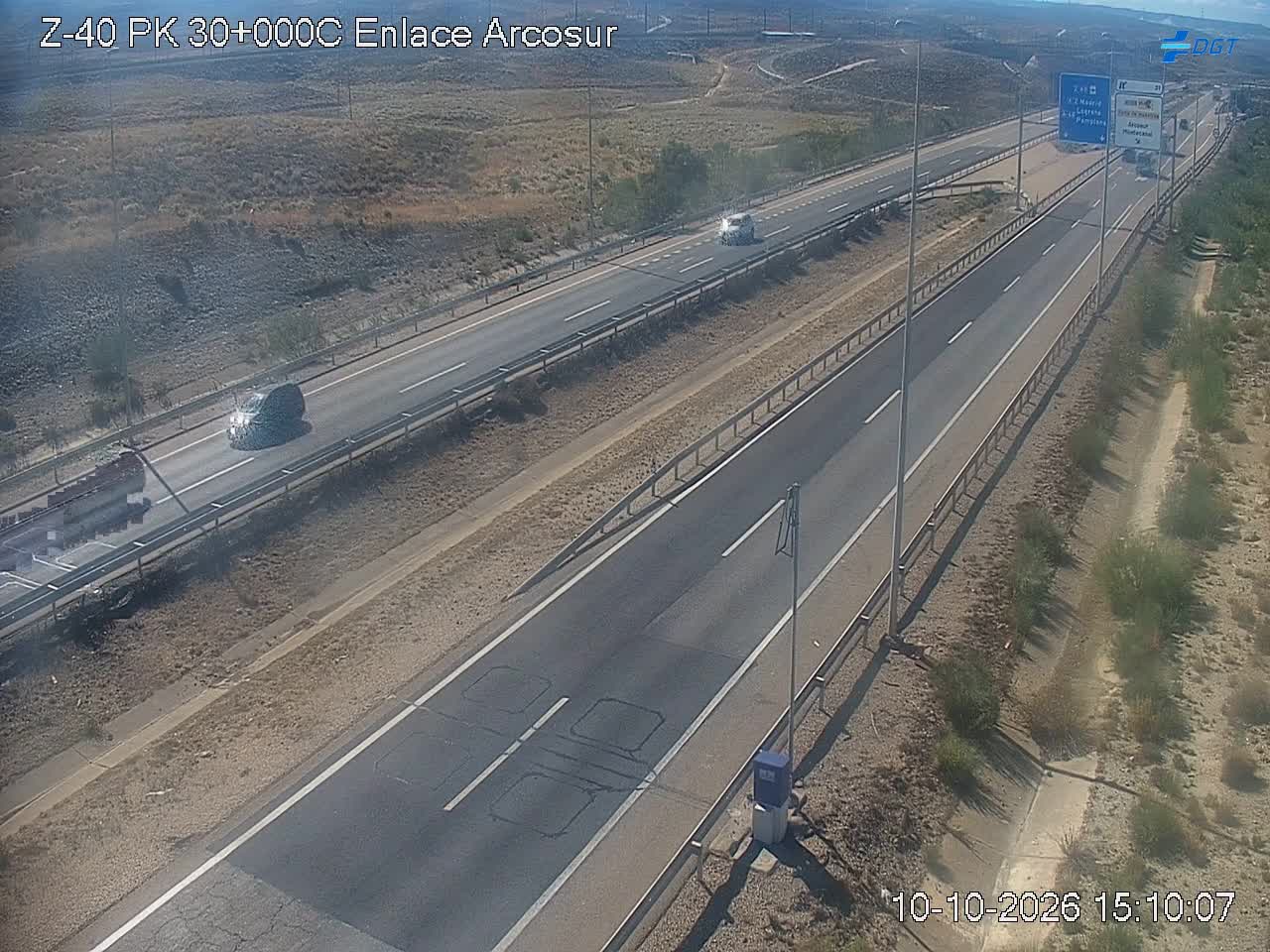 Cámara de tráfico en la Z-40, km 30.0