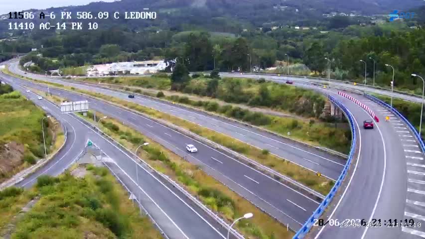 Cámara A-6 Provincia de A Coruña KM 586,1