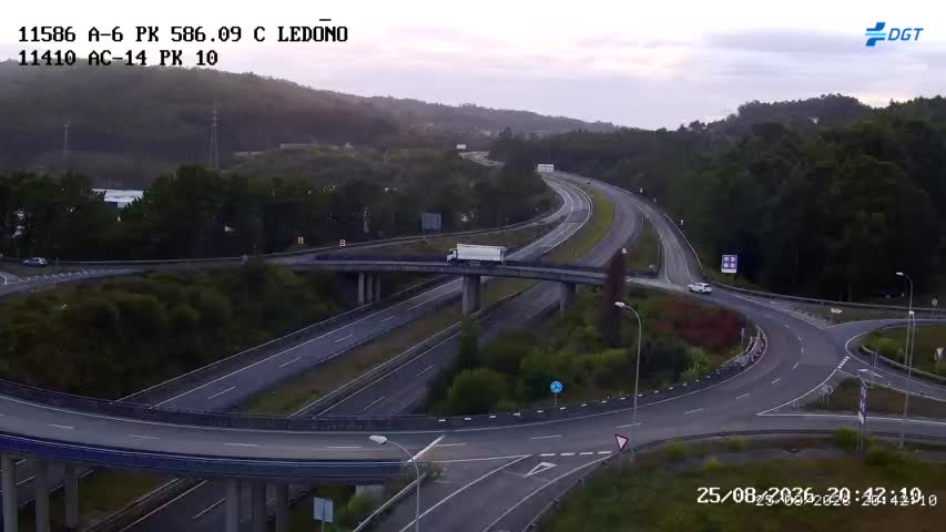 Cámara A-6 Provincia de A Coruña KM 586,1