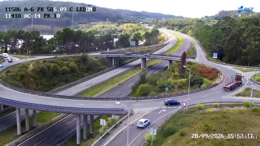 Cámara A-6 Provincia de A Coruña KM 586,1
