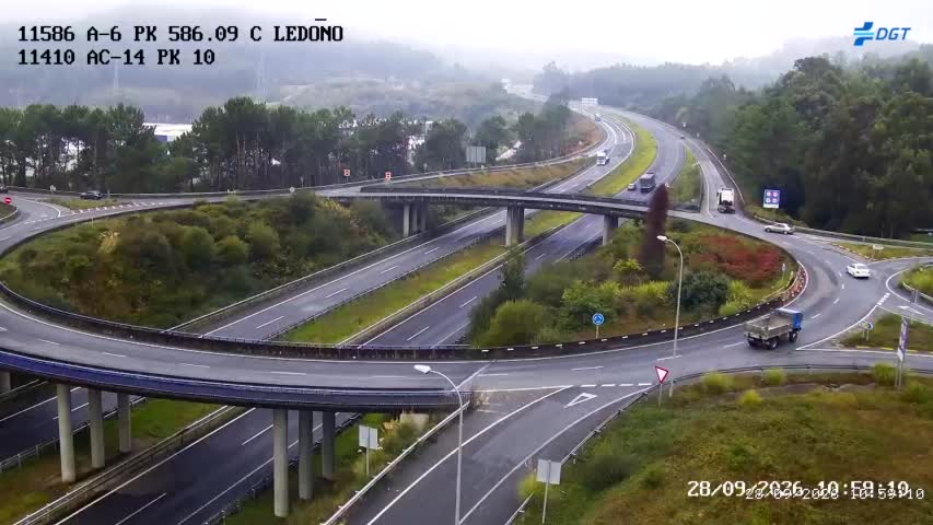 Cámara A-6 Provincia de A Coruña KM 586,1