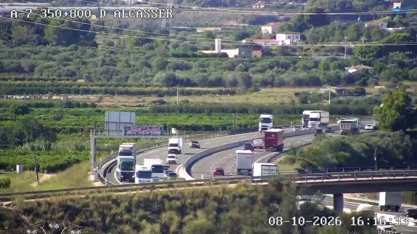 Cámara de tráfico en la A-7, km 350.8
