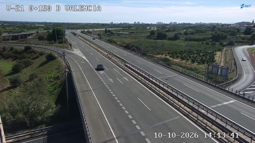 Cámara de tráfico en la V-21, km 0.15
