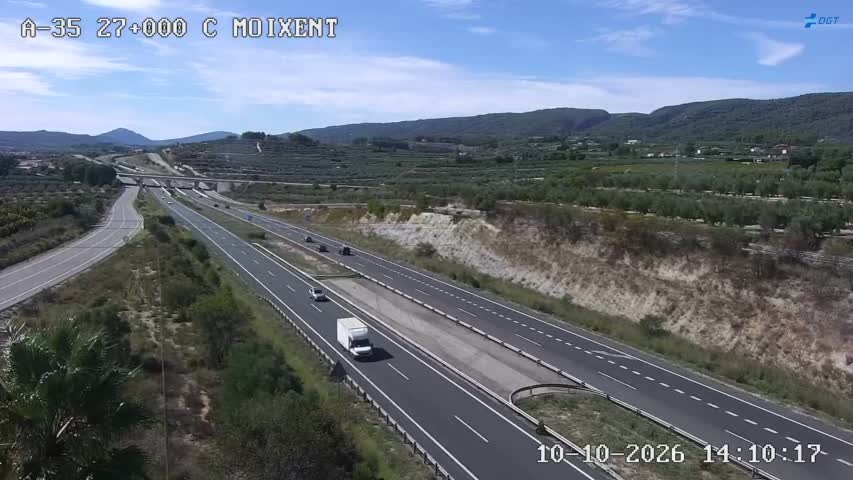 Cámara de tráfico en la A-35, km 27.0