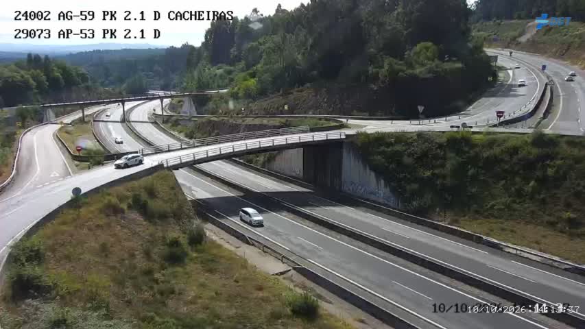 Cámara de tráfico en la AP-53, km 2.1