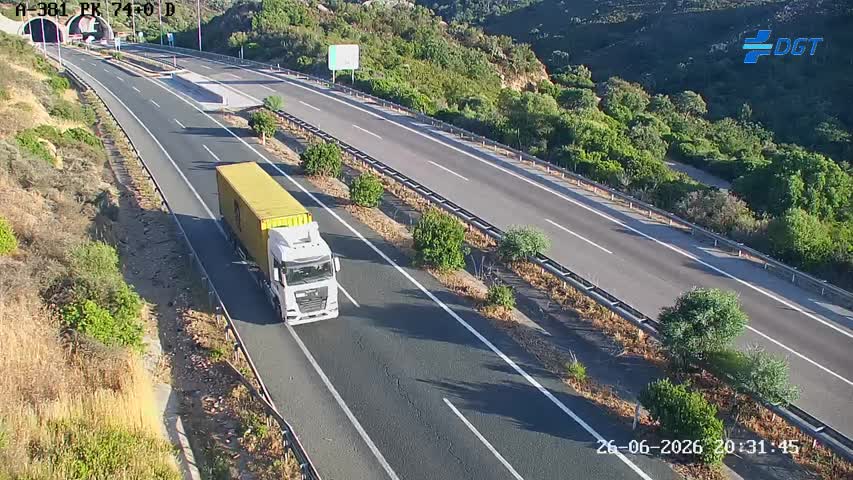 Cámara interior Cádiz Km 74,0 (A-381)