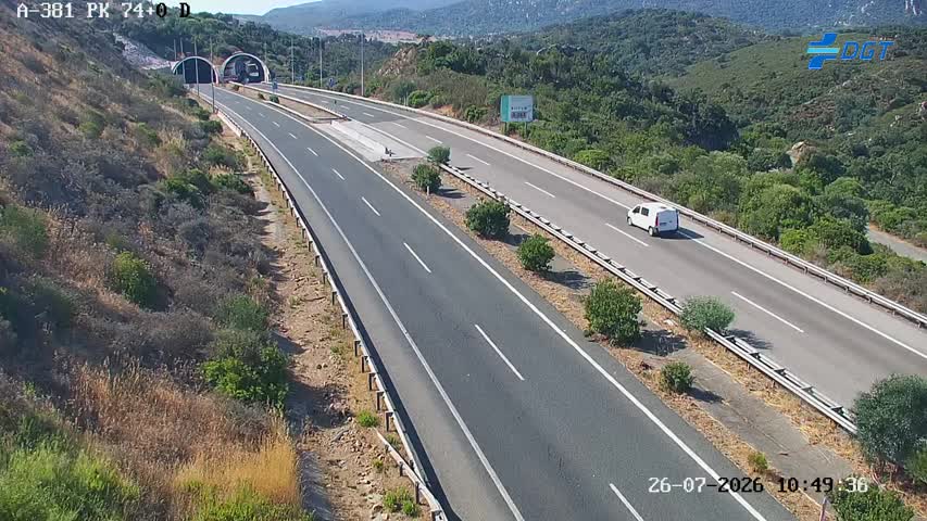 Cámara interior Cádiz Km 74,0 (A-381)
