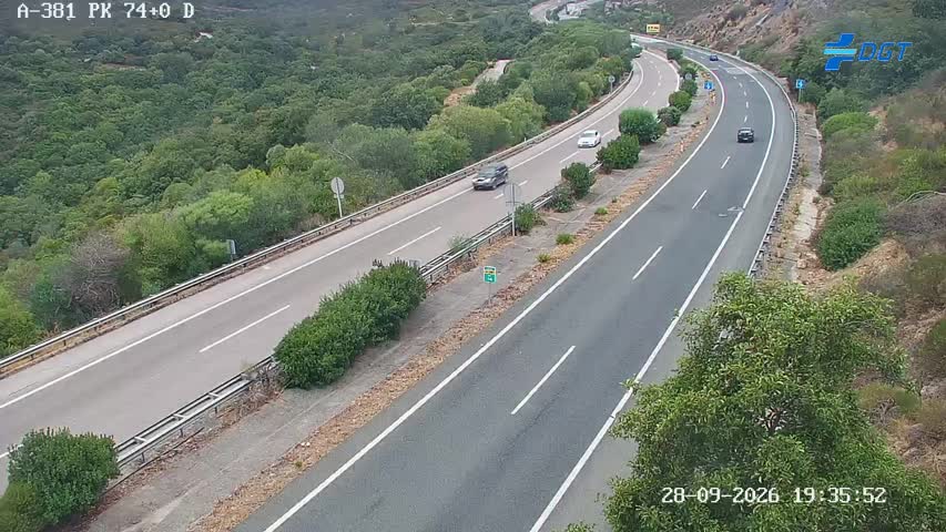 Cámara interior Cádiz Km 74,0 (A-381)