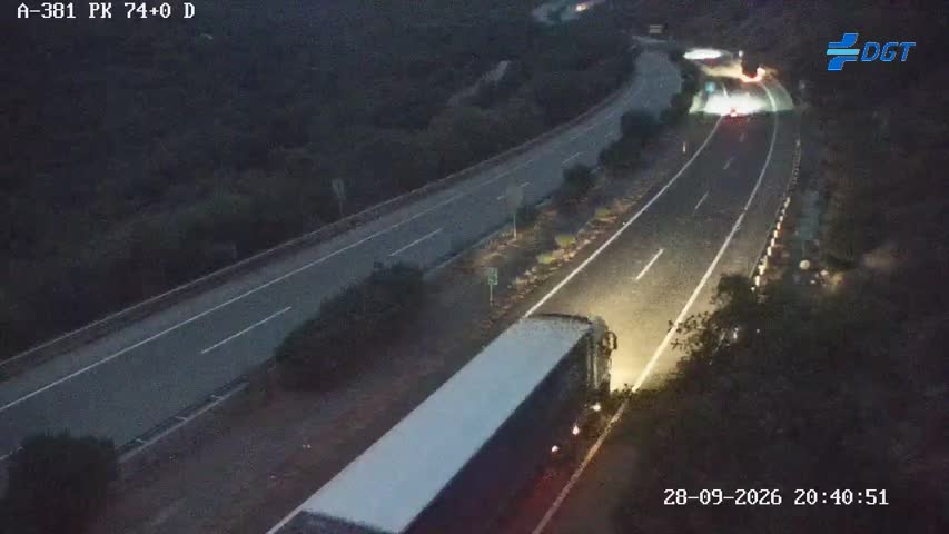 Cámara interior Cádiz Km 74,0 (A-381)