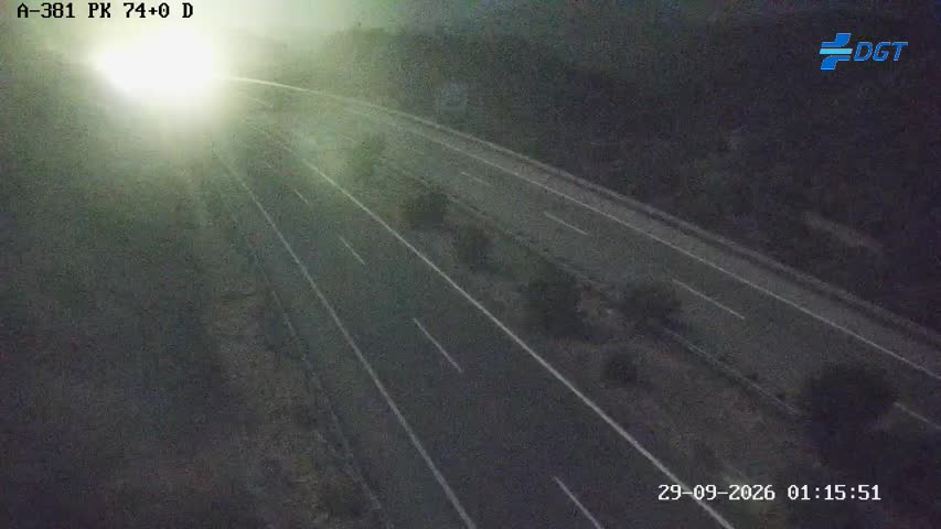 Cámara interior Cádiz Km 74,0 (A-381)