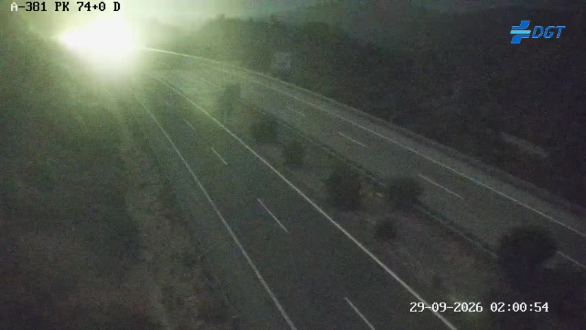 Cámara interior Cádiz Km 74,0 (A-381)