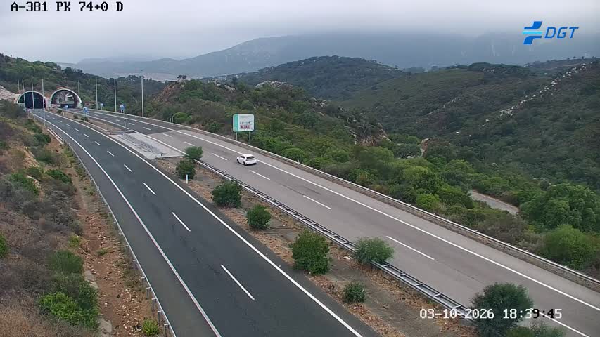 Cámara interior Cádiz Km 74,0 (A-381)
