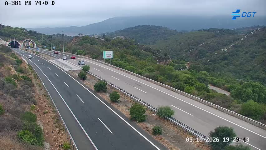 Cámara interior Cádiz Km 74,0 (A-381)
