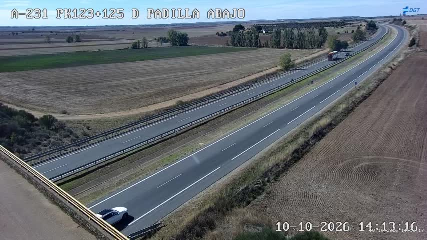Cámara de tráfico en la A-231, km 123.125