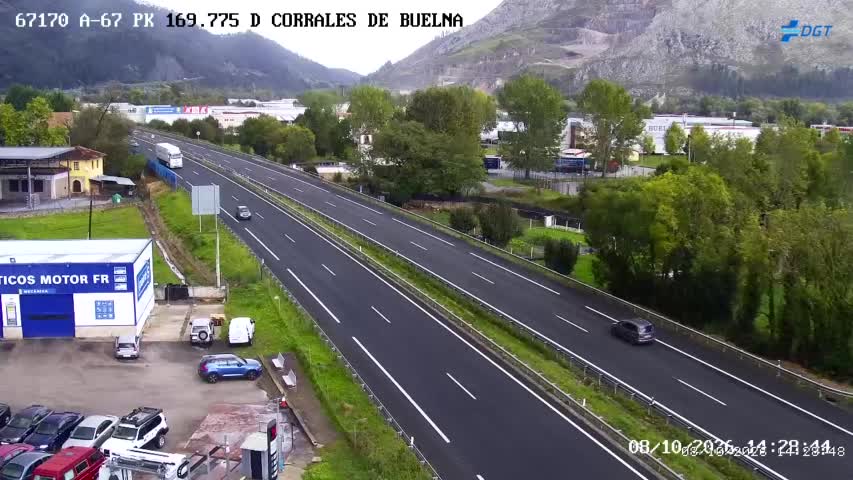Cámara de tráfico en la A-67, km 169.775