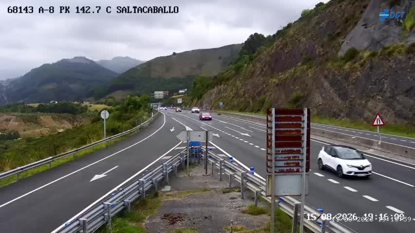 Cámara A-8 Cantabria Km 142,7