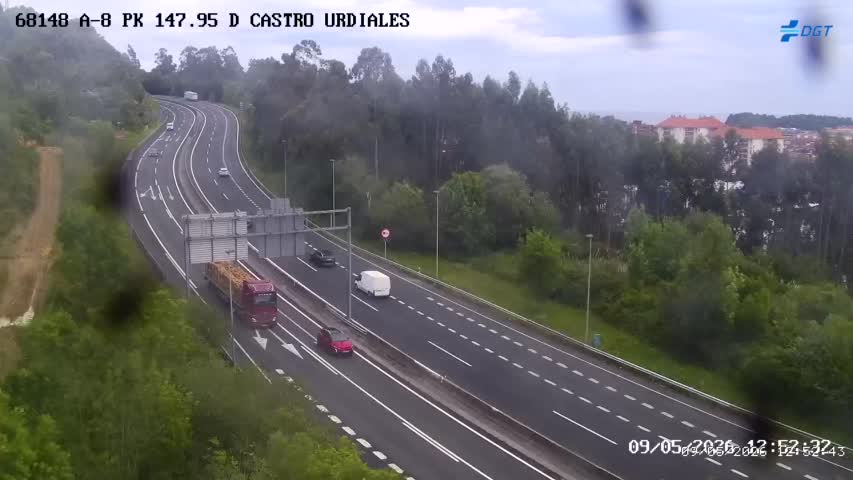 Cámara DGT A-8 PK 147.95 — A-8 km 147.95 → EUSKADI