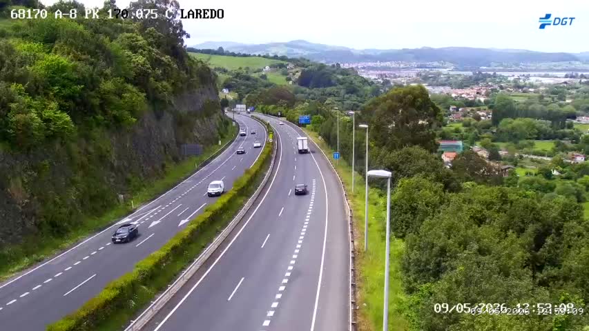 Cámara DGT A-8 PK 170.08 — A-8 km 170.075 → GALICIA