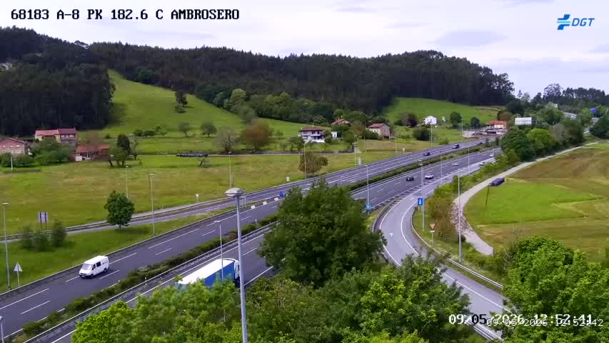 Cámara DGT A-8 PK 182.6 — A-8 km 182.6 → GALICIA