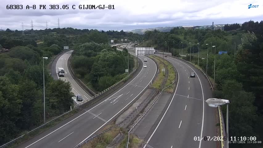 Cámara A-8 Asturias Km 383,05
