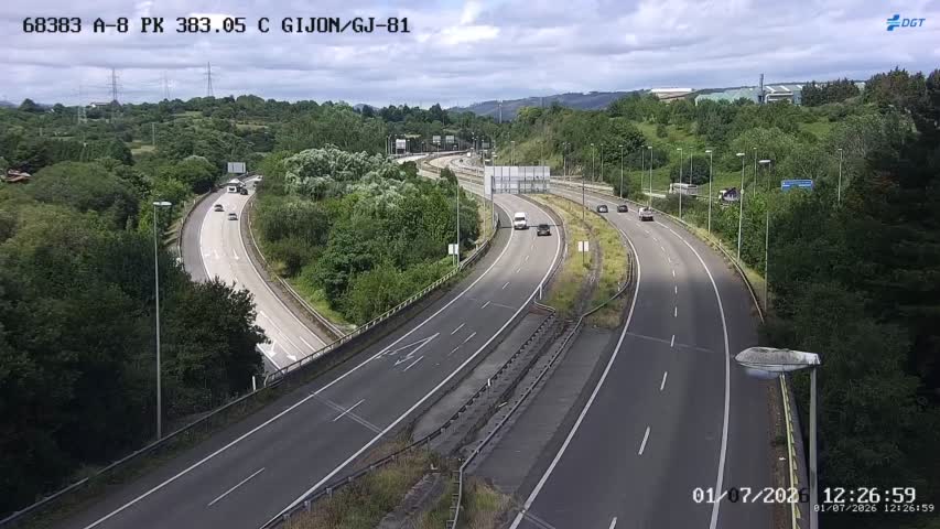 Cámara A-8 Asturias Km 383,05