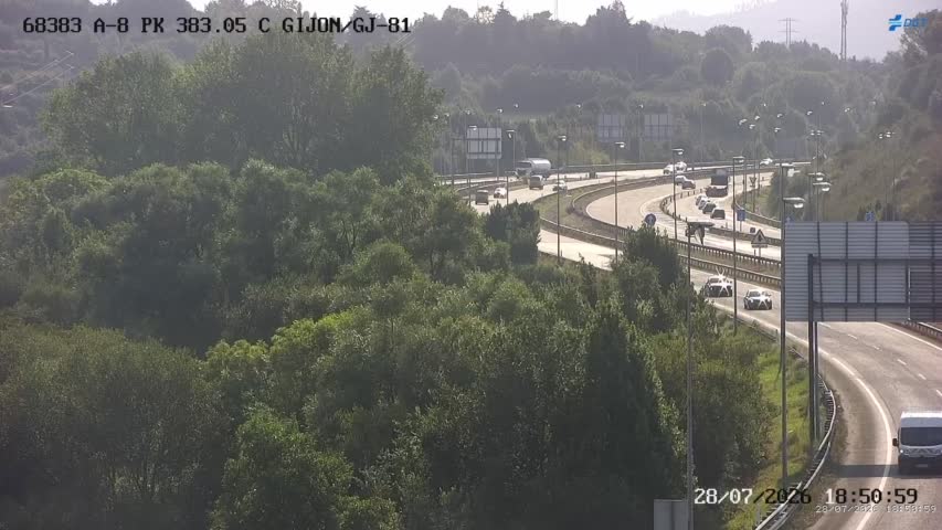 Cámara A-8 Asturias Km 383,05