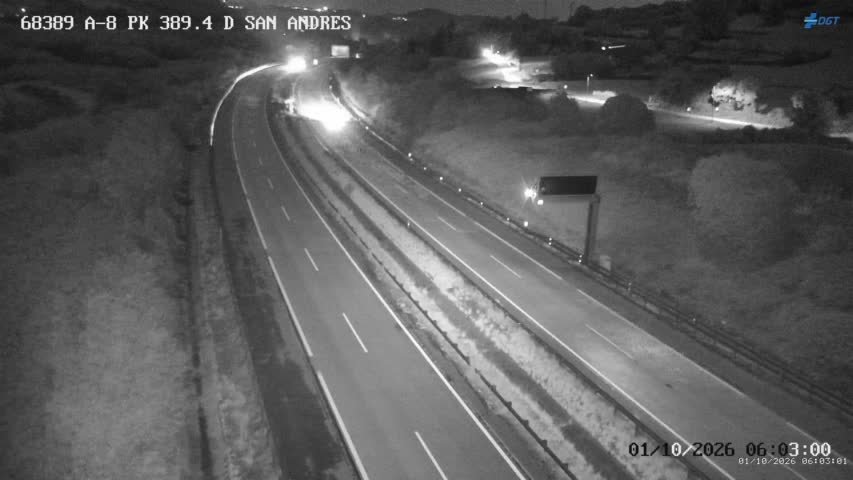 Cámara A-8 Asturias Km 389,4
