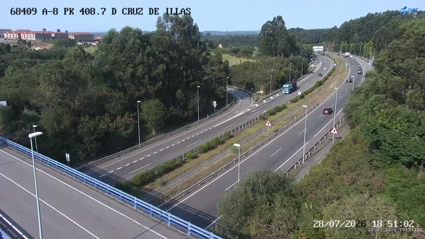 Cámara A-8 Asturias Km 408,7