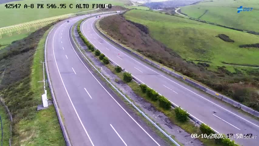 Cámara de tráfico en la A-8, km 546.95