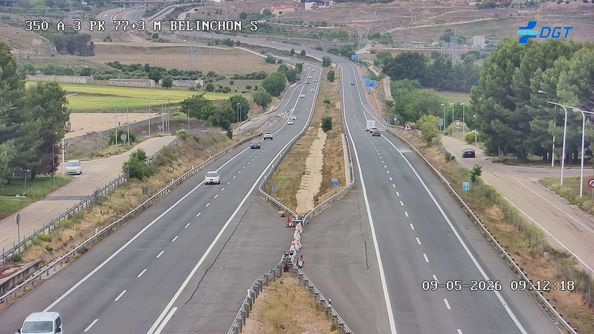 Cámara DGT A-3 PK 77.3 — A-3 km 77.3