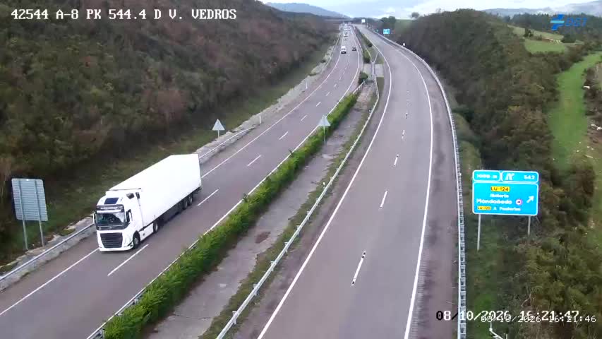 Cámara de tráfico en la A-8, km 544.4