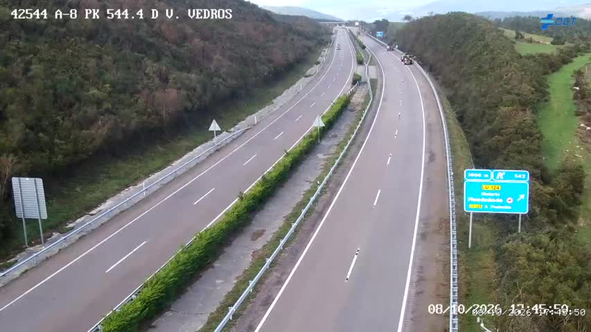 Cámara de tráfico en la A-8, km 544.4
