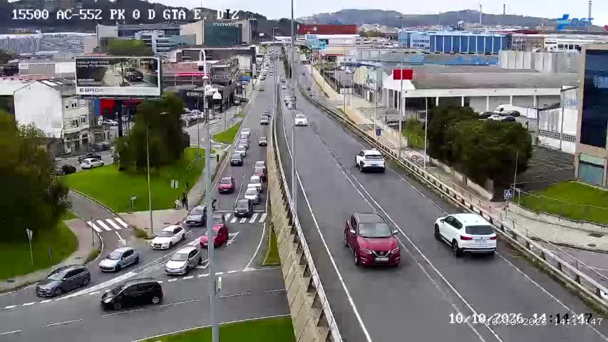 Cámara de tráfico en la AG-55, km 0.0