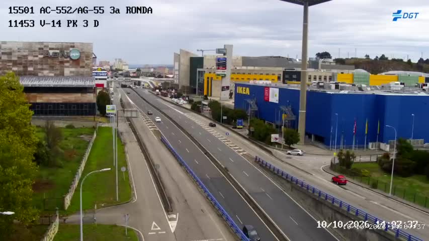 Cámara de tráfico en la AG-55, km 0.95